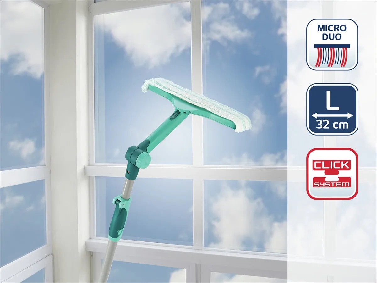 Schne Leifheit Teleskopstiel Fensterwischer 4m Bild