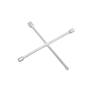 Chiave a croce LUX Comfort in acciaio al cromo-vanadio, misure 17-22 mm.