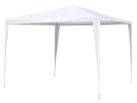 Pavillon mit Dach aus PE-Gewebe mit Metallgestänge und Kunststoffverbindungen