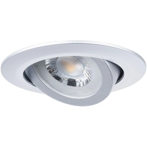 Paulmann LED faretto da incasso set da 3, cromo opaco, orientabile.