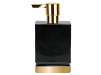 Spirella Dispenser Roma Schwarz-Gold
