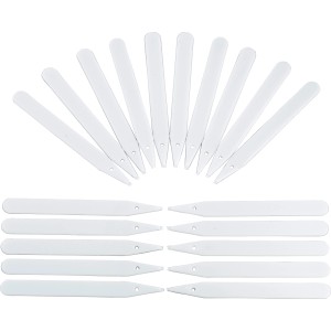 Étiquettes blanches pour plantes, 12 cm, 20 pièces, pour jardin, parterres de fleurs et d'herbes.