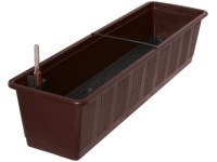 Blumenkasten Aqua Green Plus Braun (HxBxT) 17 x 20 x 78 cm