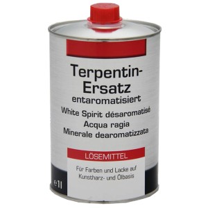 Farbloser Terpentinersatz, 1 Liter, für Farben und Lacke.