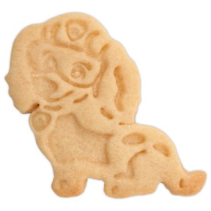 Biscuit Paw Patrol Liberty, découpé avec un emporte-pièce, ustensile de cuisine.