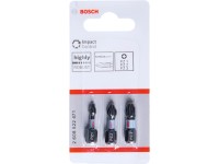 Bosch Schrauberbit-Set Impact Control PZ1-3 / 25 mm / 3-tlg. Bosch Schrauberbit-Set Impact Control PZ1-3 / 25 mm / 3-tlg.