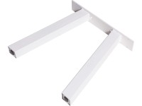 Bankgestell A-Form Weiss (HxB) 420 x 400 mm