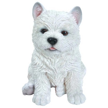 Vivid Arts West-Highland-Welpe Polyresin (HxBxT) 17,5 x 14,5 x 12 cm