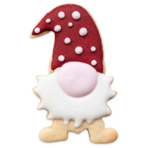 Ausstecher Wichtel, 7,5 cm, aus Edelstahl. Ideal für Plätzchen und Bastelarbeiten.