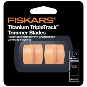 Lame di ricambio Fiskars TripleTrack, 2 pz, rivestite in titanio per taglierine.