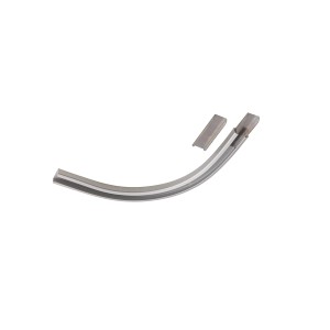 Arco profilato a 90° per profilo Maxi a montaggio superficiale in alluminio, accessorio per binari per tende.