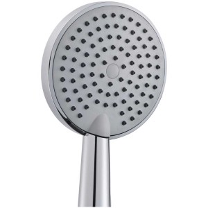 Pomme de douche chromée Diaqua Aria 100 avec fonction d'économie d'eau pour flexible de douche.