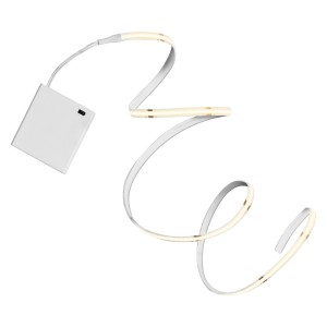 Striscia LED Ledvance Flex COB, a batteria, 200cm, luce bianca calda.