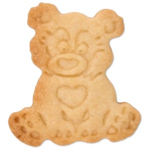 Braunen Bär Ausstecher aus Kunststoff, 6 cm, für Teig und Marzipan.
