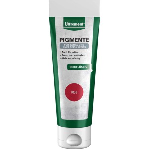 Pigmenti Ultrament Rosso, tubo da 100ml per colori a effetto e lavori in cemento.