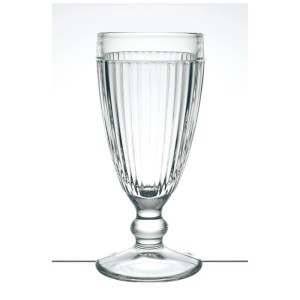 Set 6 coppe gelato La Rochere Antillaise, 290ml. Bicchiere in vetro con design a coste per gelato e dessert.