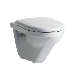 WC sospeso bianco Laufen Moderna per cassetta ad incasso, ceramica, forma standard.