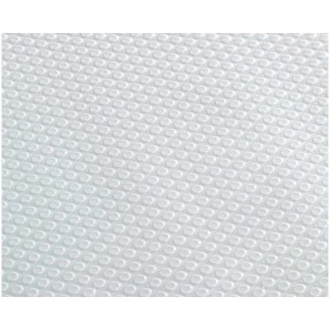 Tappetino antiscivolo bianco con gommini, 150x50 cm, per cassetti e armadi.