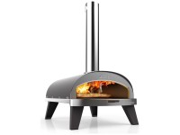 Ziipa Pizzaofen Piana Edelstahl Ardoise (HxBxT) 26,5 x 48 x 71 cm