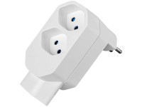 Steffen Mehrfachadapter Line drehbar 320° Weiss 3 x T13 Steffen Mehrfachadapter Line drehbar 320° Weiss 3 x T13