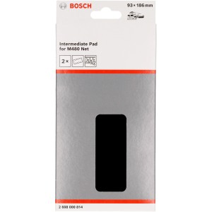 Bosch Protection pour plateau de ponçage, 93x186mm, 2 pièces. Accessoire pour ponceuses multifonctions.