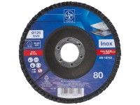 LUX-TOOLS Fächerschleifscheibe Metall K80 Ø 125 mm