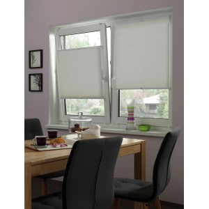 Gardinia Store plissé alvéolaire Concept Thermo, blanc, 60x130 cm, à économie d'énergie et occultant sur la fenêtre.