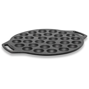 Petromax Poffertjes Pfanne aus Gusseisen für 30 Mini-Pfannkuchen, Grillutensil.