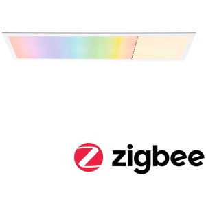 Panneau LED Paulmann Amaris, blanc, avec changement de couleur RGBW et contrôle Zigbee.