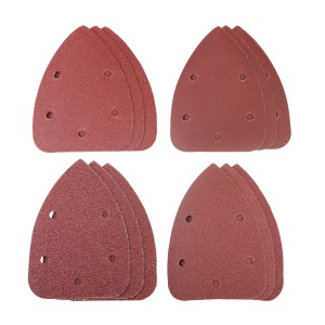 Lot de papier abrasif LUX pour ponceuse multifonction Ryobi, 12 pièces, grain 40-180.