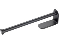 Wenko Küchenrollenhalter Nio selbstklebend Aluminium Schwarz