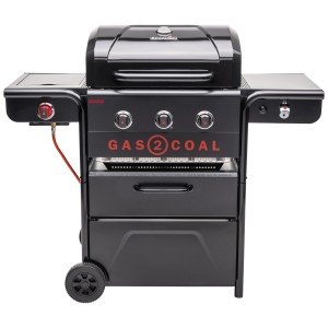 Char-Broil Gas2Coal Special Edition 3: Grill ibrido con 3 bruciatori e piastra.