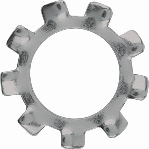 Rondelle dentelée inox Ø 12,5 mm / 20 pcs
