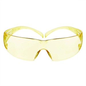 Lunettes de protection jaunes 3M SecureFit SF200 pour une protection oculaire optimale.