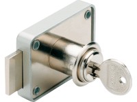 Burg-Wächter Zylinder-Aufschraub Schloss MZ 83 vernickelt