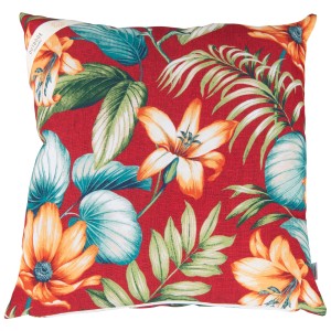 Cuscino decorativo Doppler D.5312 a fantasia, multicolore, 45x45 cm, per giardino e terrazza.