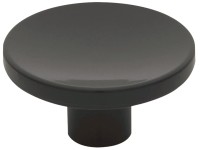 Knopf 0192 Kunststoff Schwarz-Braun Ø 40 mm