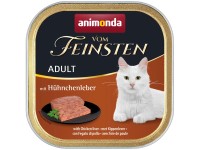 Vom Feinsten Katzen-Nassfutter Adult Hühnchenleber je 100 g / 32 Stk.