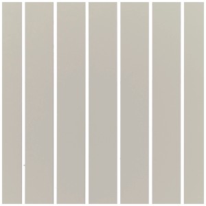 Beliani Gartentisch Castella, Metall Taupe, Latten-Design, 120x70 cm.
