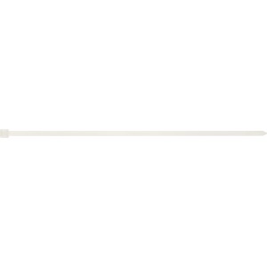 Serre-câble blanc, longueur 380 mm, pour regrouper câbles et fils.