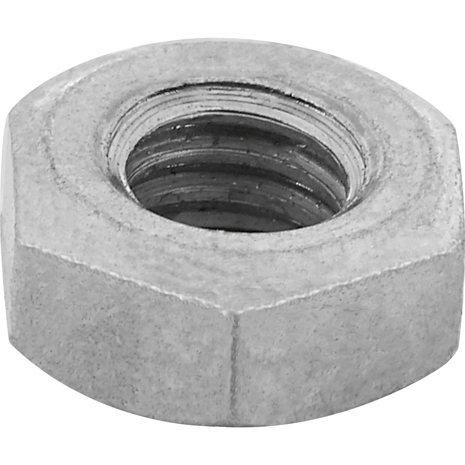 Dado Esagonale Finito 1-1/4-7 UNC Acciaio Zincato Grado 2 - Fastenere, Quantità 1