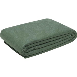 Voile de protection de compost vert Windhager, stabilisé aux UV et résistant, pour couvrir les tas de compost.