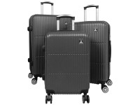 Rollkoffer-Set ABS Madrid Anthrazit 3-tlg.