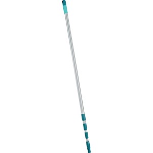 Manico telescopico Leifheit, 145-400 cm, per dispositivi di pulizia con funzione Easy-Click.