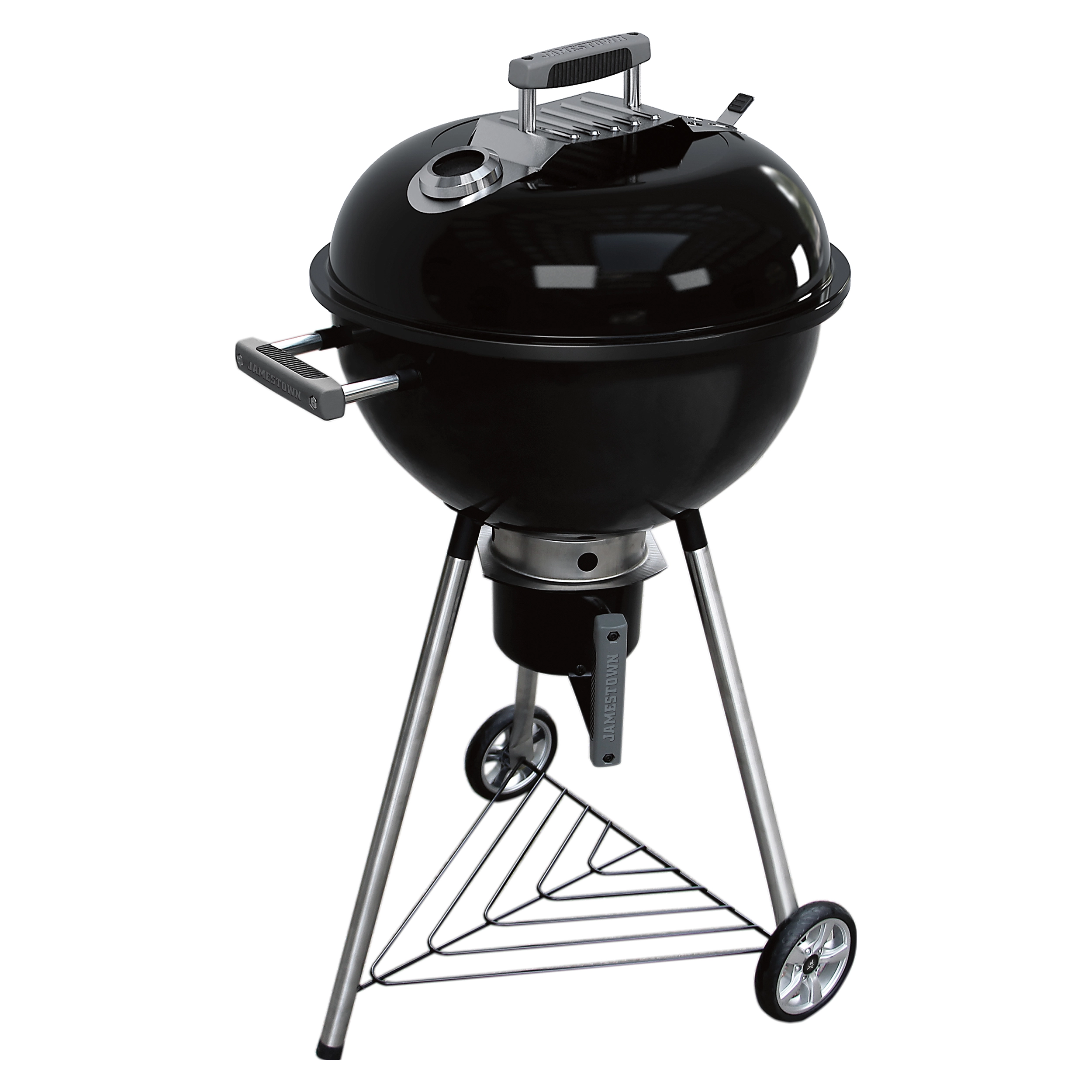 Grill sferico a carbonella Nero (HxLxP) 82,5 x 60 x 51,5 cm