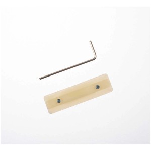 Connettore per profili Slim Line Maxi, plastica color écru, incl. viti e chiave.
