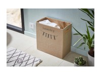 Fackelmann Wäschesammler Leinen-Optik 45 cm