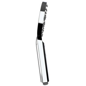 Soffione doccia Wenko cromato, Ø 12cm, con tre getti per un'esperienza rilassante.