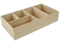 Schubladenbox Buche (HxBxT) 7 x 17 x 32 cm