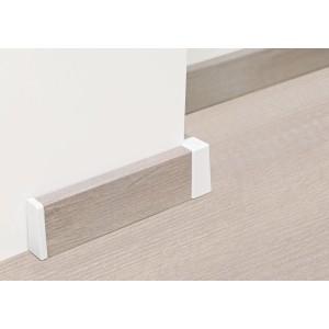 Kaindl Endstück für Sockelleiste 50/18, weiß, 2er-Set für sauberen Abschluss.
